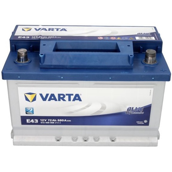 Baterie Varta Blue Dynamic E43 72Ah 680A 12V 5724090683132